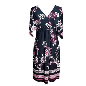 NWOT Chicos Floral Split Sleeve Dress